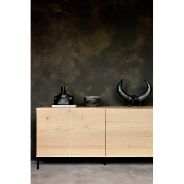 Whitebird Sideboard 2 Døre 3 Skuffer
