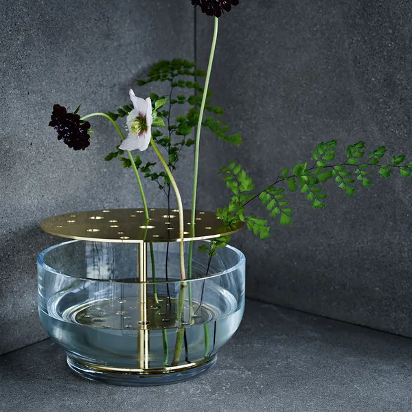 Ikebana Large Vase Messing