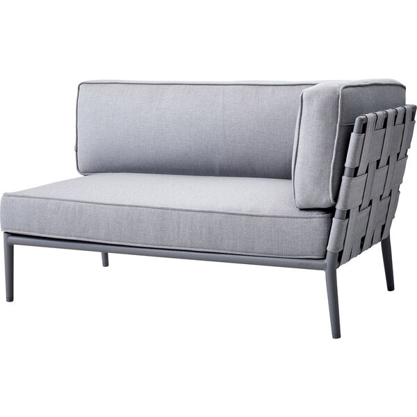 Conic 2-pers Sofa Højre Modul Light Grey AirTouch