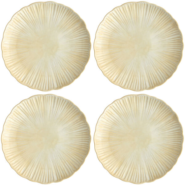 Daisy Tallrik 4-pack Cream 22 cm