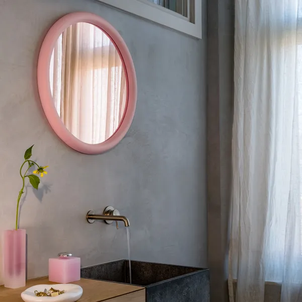Mirage Dome Spejl Pastel Pink