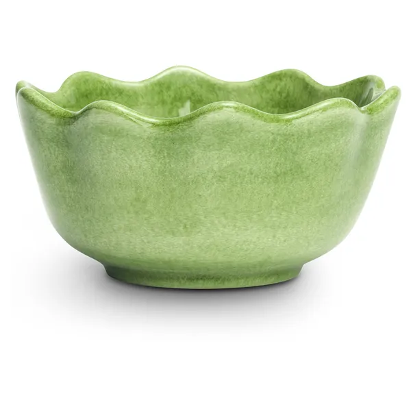 Oyster Skål 13 cm Grön