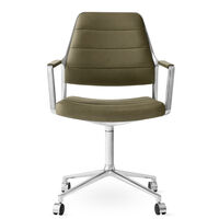 455 Drejestol Med hjul Bosco Leather
