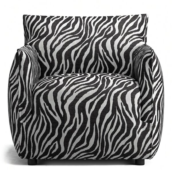 Le Petite Fåtölj Zebra Svart / Vit