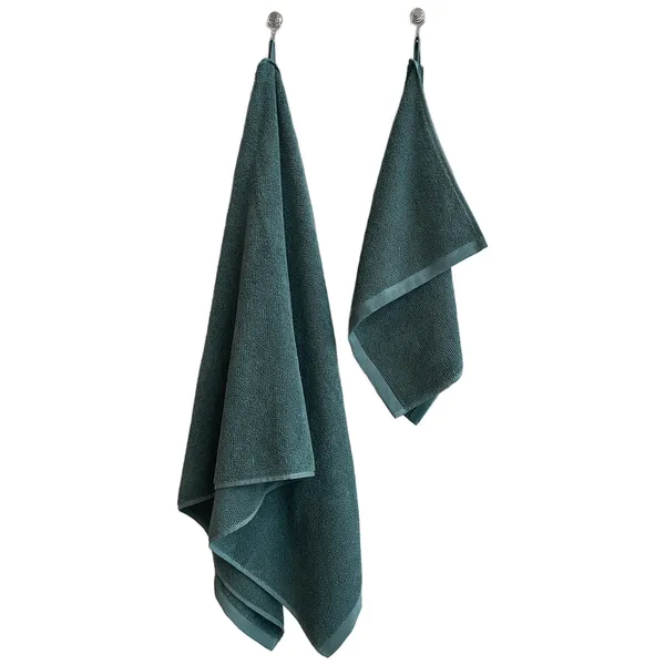 Mild Pyyhesetti 50x80 / 70x140 cm Tummanvihreä