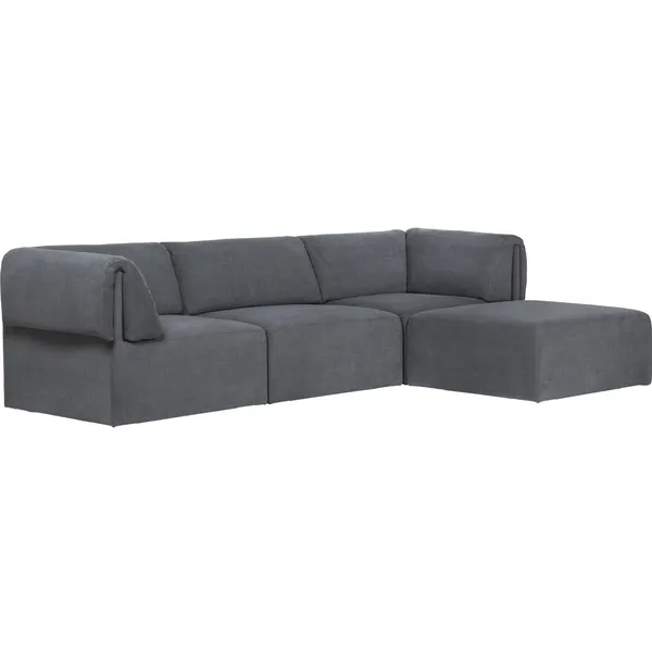 Wonder Soffa 3-S Schäslong Hot Madison 1294/096 FC