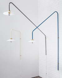 Hanging Lamp N°4 Seinävalaisin Sininen