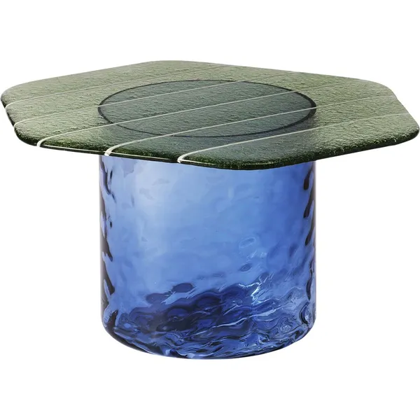 Striche Coffee Table Mint Green / Blue