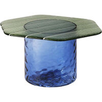 Striche Coffee Table Mint Green / Blue
