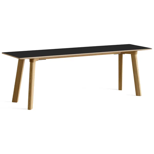 CPH Deux 215 2.0 Bänk 140 cm Stone Grey / Vattenbaserad Lackad Ek
