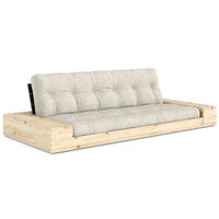 Base Sofa Bed With Storage Black Night / Soft Chalk
