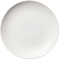 Blå Eld Tallrik 26 cm Vit