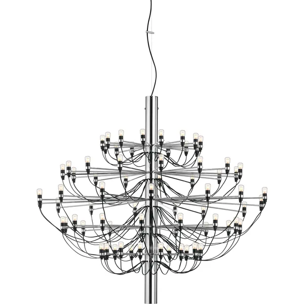 2097/75 Sarfatti Lysekrone LED Krom