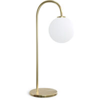 Ballon Bordlampe Messing