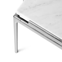 Sett LN11 Sidebord 40x40 cm Bianco Carrera