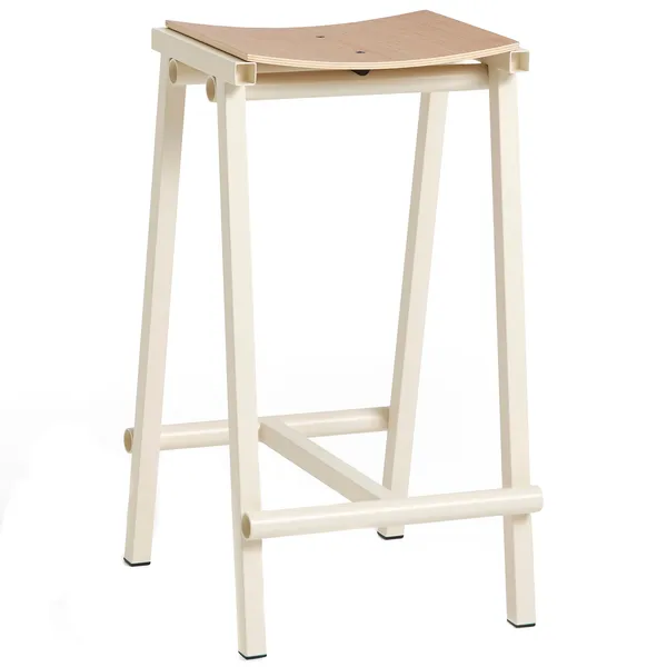 Taburete 8 Barstol 65 cm Eggshell