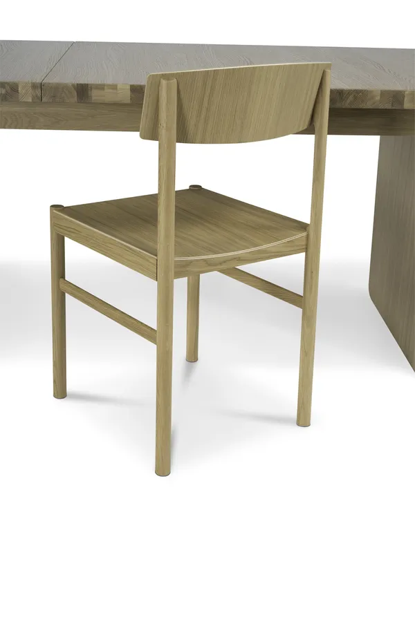Vaud Spisebord 90x220/320 cm Lys Lakeret Eg