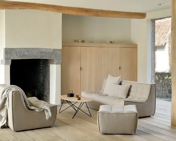 N701 Sofa Beige 2-Pers