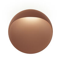 Flindt Vegglampe Ø200 LED 2700K Corten