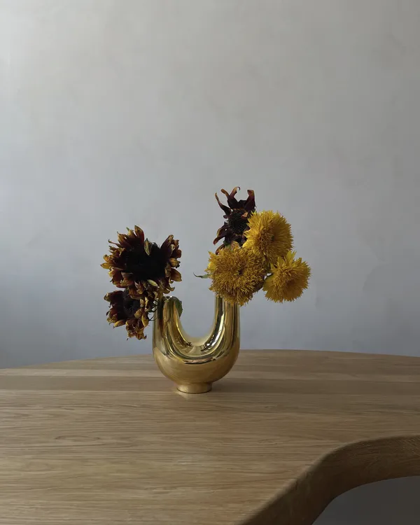 Kazumi Vase Messing