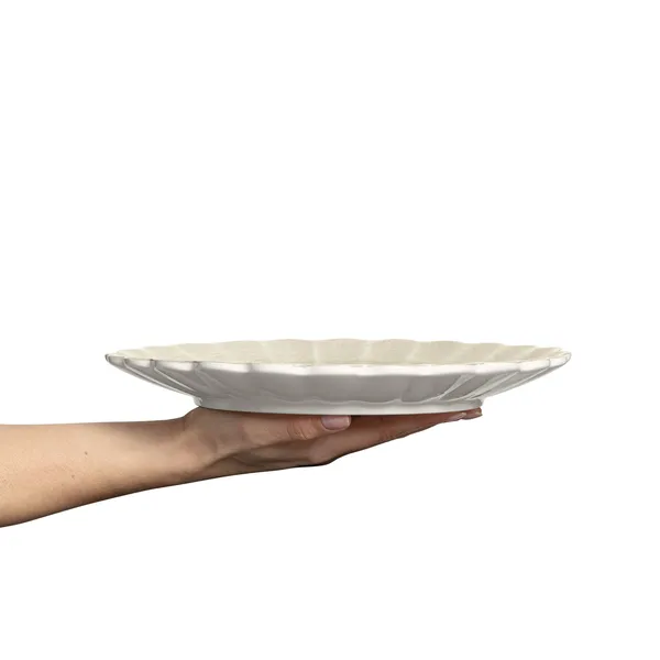 Oyster Tallerken Sand 28 cm