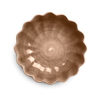 Oyster Skål 24 cm Cinnamon