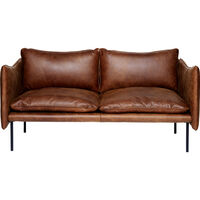 Tiki Sofa 2-Pers Sorte Ben / Læder Vintage Rangers