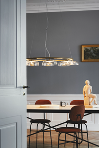Blossi 8 Lysekrone Nordic Gold / Klar