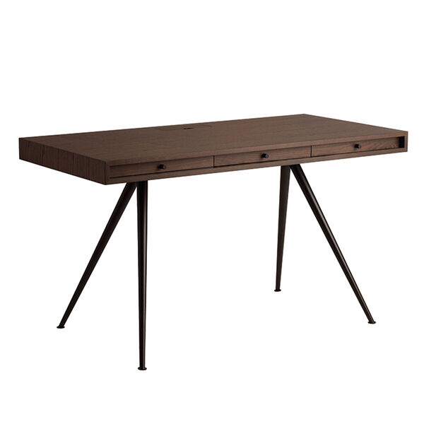 JFK Home Desk Dark Oak