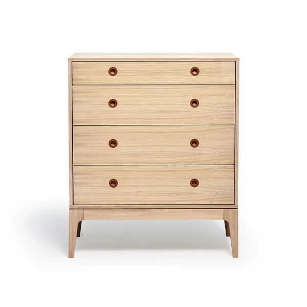 Höllviken Chest Of Drawers 4 Drawers White Pigmented Oak