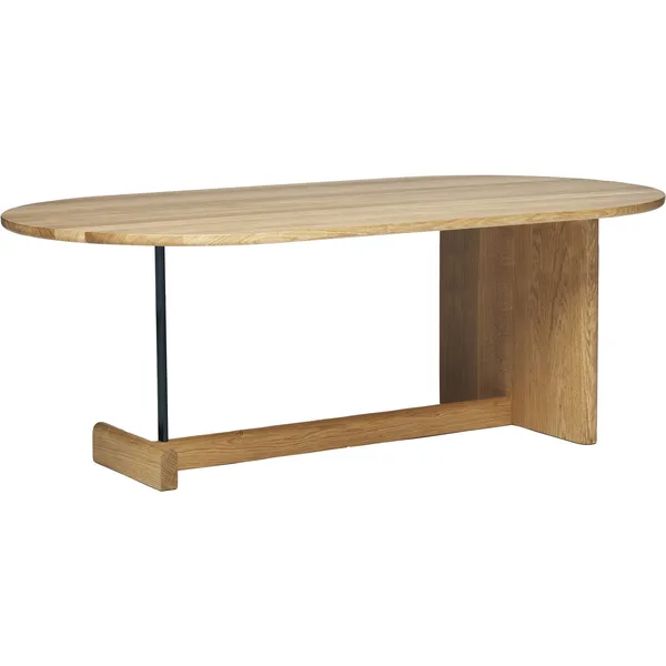 Koku Soffbord Ovalt H:42 cm Mattlackad Ek
