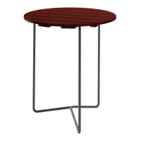 6B Bord Ø60 cm Mørkerød / Sort