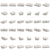MONO 2-Personers Sofa Steam White