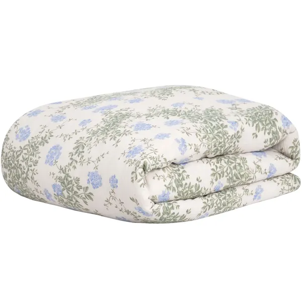 Plumbago Muslin Duvet Cover Single 150x210 cm