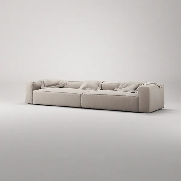 Grand Kuusipaikkainen Sohva Sandshell Beige