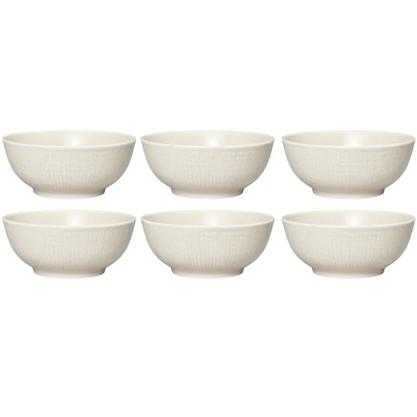 Swedish Grace Skål 30 cl 6-pack Havre (Beige)