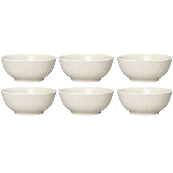 Swedish Grace Skål 30 cl 6-pack Havre (Beige)