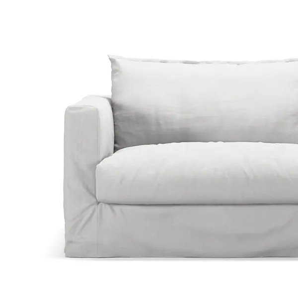 Verhoilu Le Grand Air Nou Love Seat-sohvalle Puuvilla Valkoinen