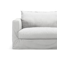 Verhoilu Le Grand Air Nou Love Seat-sohvalle Puuvilla Valkoinen