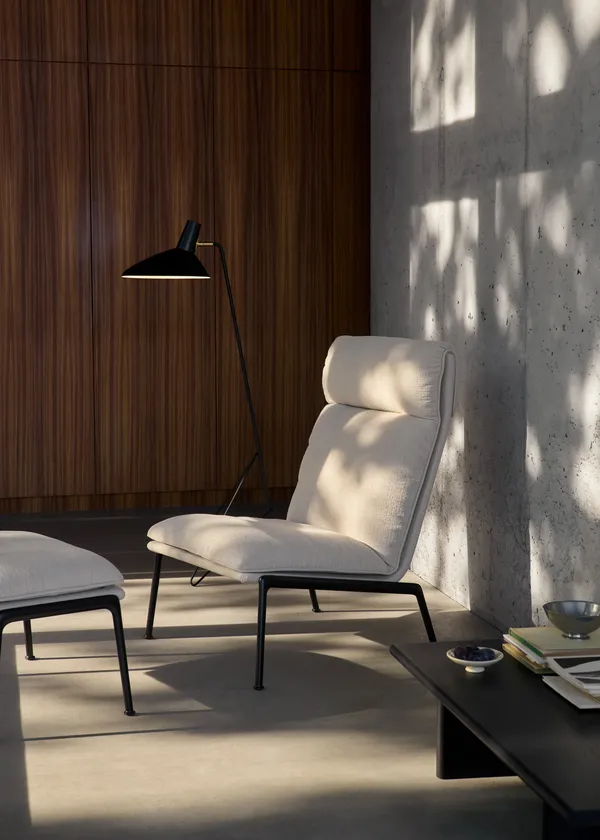 Muno LN16 Loungefåtölj Hög Rygg Dark Chrome / Cifrado 0221