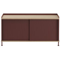 Enfold Skænk 45x124 cm Olieret Egetræ / Deep Red