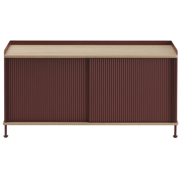 Enfold Skænk 45x124 cm Olieret Egetræ / Deep Red