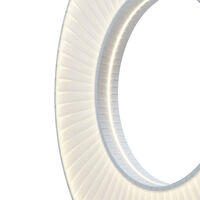Iris Totem Golvlampa 60 cm Vit / Vit Marmor