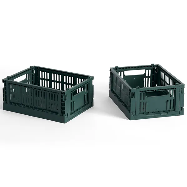 Colour Crate Mini Oppbevaring 2-pk Dark Green