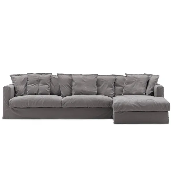 Stopning Til Le Grand Air 3-seter Sofa Bomull Divan Høyre Grå