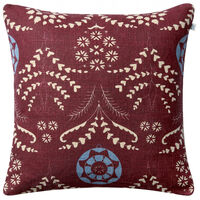 Rani Kuddfodral 50x50 cm Ruby / Dusty Blue