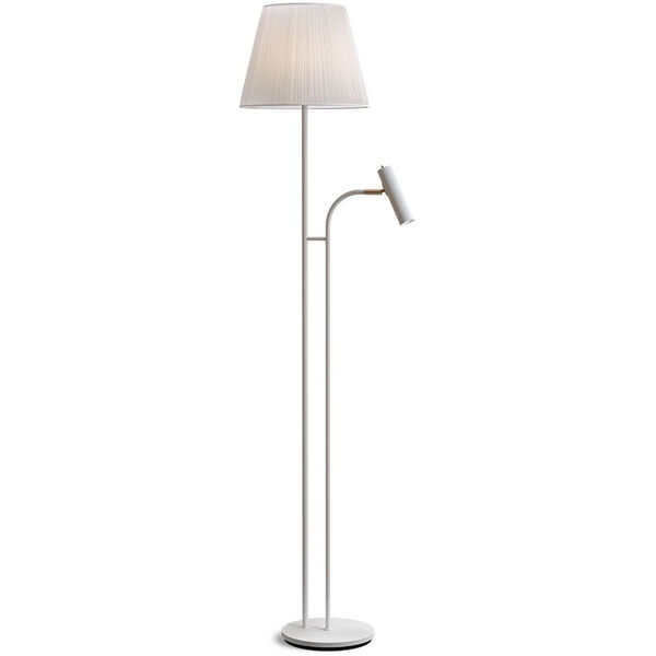 Slender Gulvlampe Uden Lampeskærm Hvid