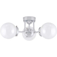 Alley Loftslampe Krom / Hvid