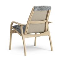 Laminett Lenestol Saueskinn Lakkert Eik / Scandinavian Grey