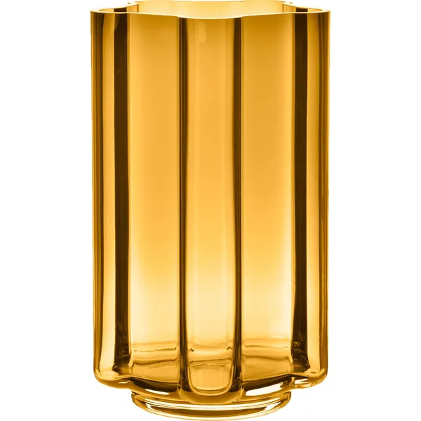 Funki Rounded Vas 34 cm Amber